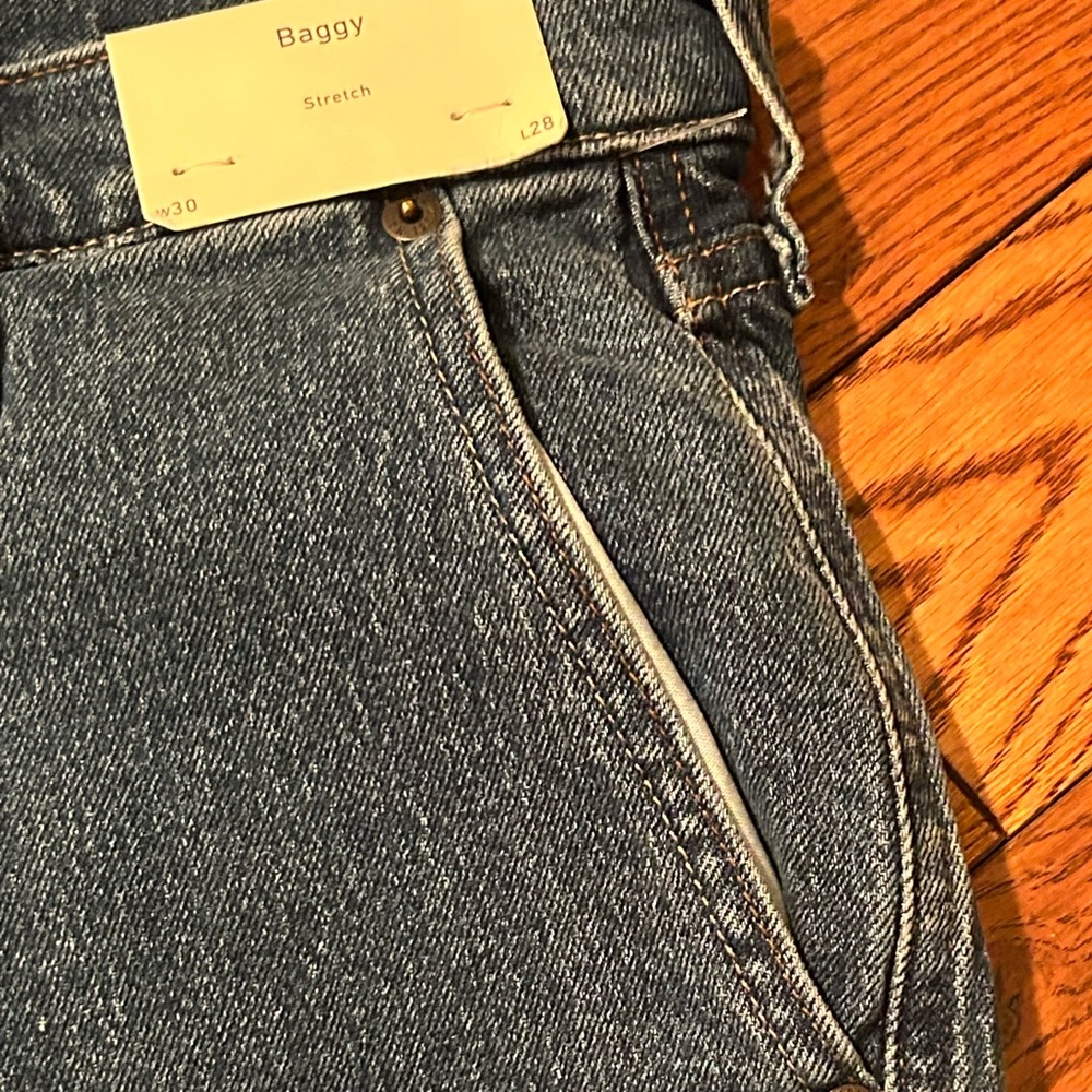 Hollister Baggy Carpenter Jeans W30 L28 NWT Denim Y2K Skater - Picture 11 of 11